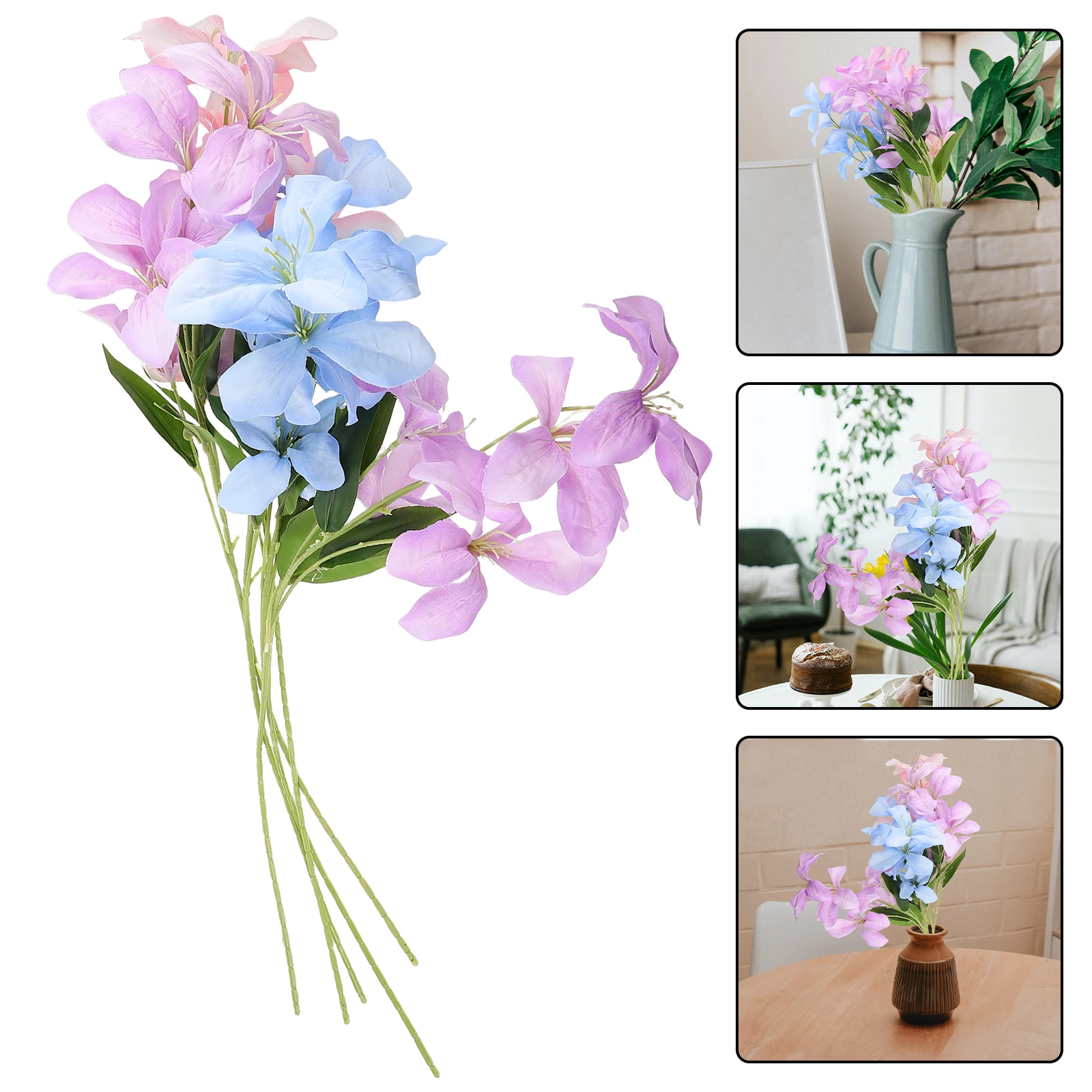 6pcs Realistic Artificial Flower Stemsbouquet Wedding Home Decor Faux Floral Arrangements Silk Bunches Fake Floral Decoration
6pcs Realistic Artificial Flower Stemsbouquet Wedding Home Decor Faux Floral Arrangements Silk Bunches Fake Floral Decoration