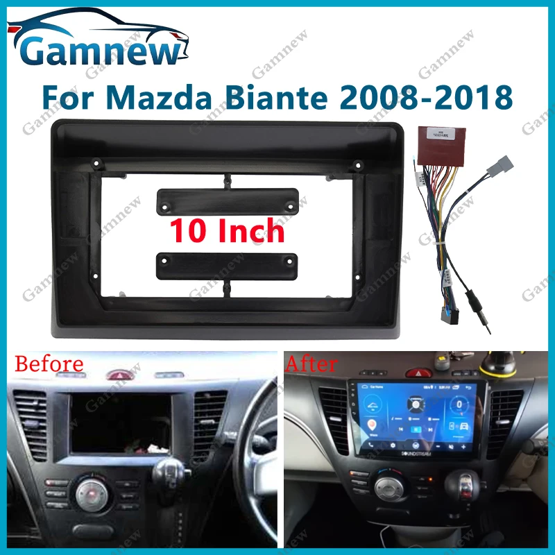 10 Inch Car Frame Fascia Adapter For Mazda Biante 2008-2018 Android Radio Dash Fitting Panel Kit
10 Inch Car Frame Fascia Adapter For Mazda Biante 2008-2018 Android Radio Dash Fitting Panel Kit