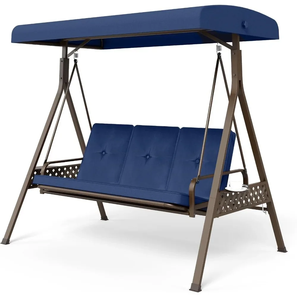 3-Seat Patio Swingwith Adjustable Canopy,3-Seat Patio Swing Chair with Weather Resistant Steel Frame for Backyard Front Porch
3-Seat Patio Swingwith Adjustable Canopy,3-Seat Patio Swing Chair with Weather Resistant Steel Frame for Backyard Front Porch
