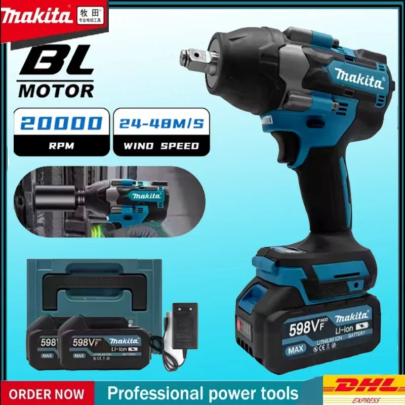 Makita DTW700 Brushless Electric Wrench High Torque 18V Cordless Drill Screwdriver Rechargeable Electric Tools Torque Wrench
Makita DTW700 Brushless Electric Wrench High Torque 18V Cordless Drill Screwdriver Rechargeable Electric Tools Torque Wrench