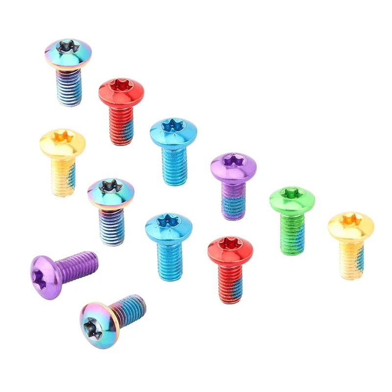 12Pcs Bicycle Disc Brake Rotor T25 Red/Blue/Green/Purple/Gold/Plating Screws Steel Alloy for MTB Road Bike 6-Bolt Plate
12Pcs Bicycle Disc Brake Rotor T25 Red/Blue/Green/Purple/Gold/Plating Screws Steel Alloy for MTB Road Bike 6-Bolt Plate