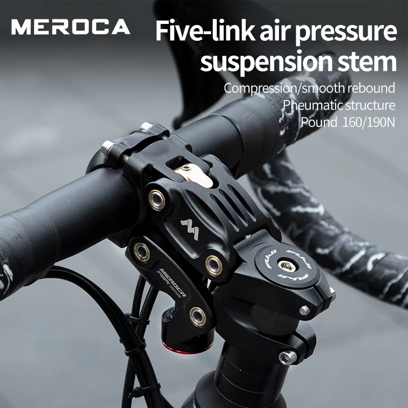 MEROCA Damping Bicycle Stem Aluminum Alloy High Strength with Shock Absorption for 31.8mm Bike Handlebar 28.6mm Fork Caliber 
MEROCA Damping Bicycle Stem Aluminum Alloy High Strength with Shock Absorption for 31.8mm Bike Handlebar 28.6mm Fork Caliber