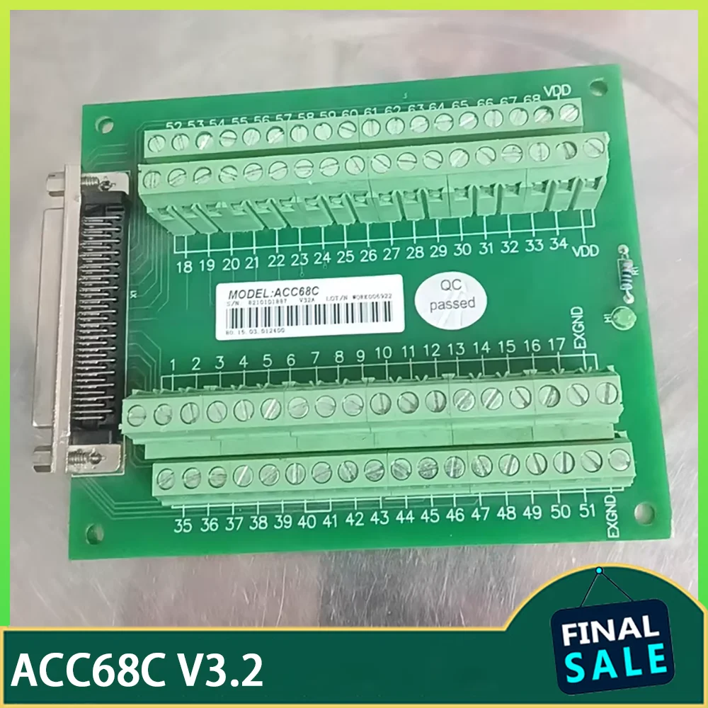 Удлинитель карты управления движением ACC68C V3.2
Удлинитель карты управления движением ACC68C V3.2
