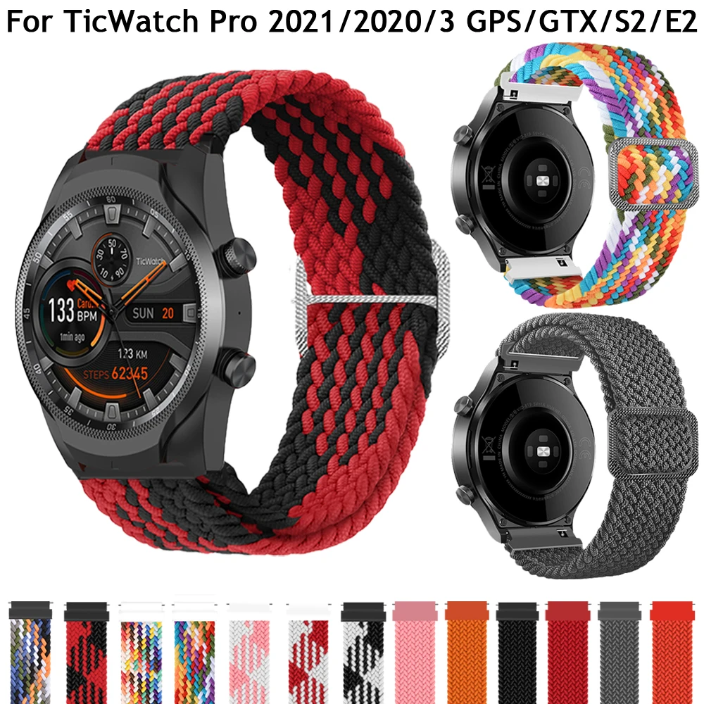 New Nylon Strap For TicWatch Pro 3/3 GPS LTE 22MM Correa Smart Watch Band Wrist Straps For TicWatch Pro 2020 2021 S2 E2 Bracelet
New Nylon Strap For TicWatch Pro 3/3 GPS LTE 22MM Correa Smart Watch Band Wrist Straps For TicWatch Pro 2020 2021 S2 E2 Bracelet