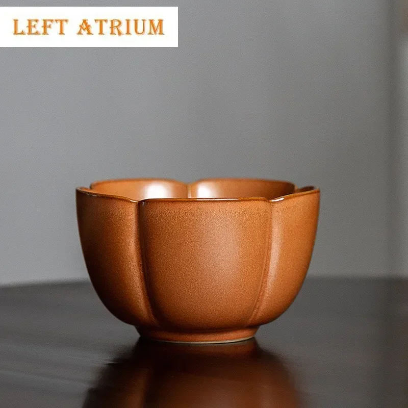550ml Coarse Pottery Kiln Fambe Petal Jianshui Tea Washing Basin Tea Residue Barrel Household Chaxi Chinese Tea Set Ornaments
550ml Coarse Pottery Kiln Fambe Petal Jianshui Tea Washing Basin Tea Residue Barrel Household Chaxi Chinese Tea Set Ornaments