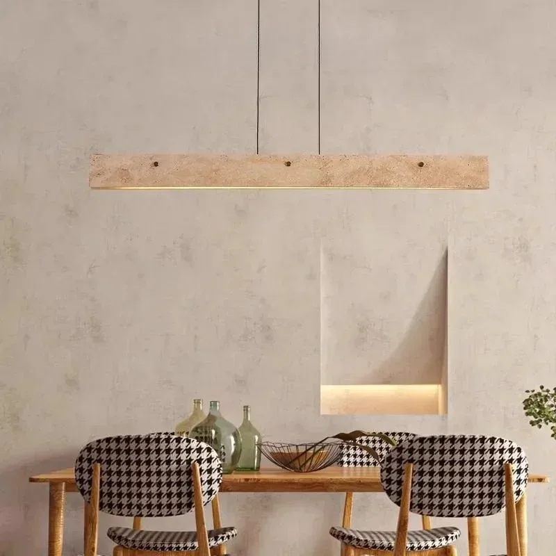 Wabi Sabi Style Linear Pendant Light Yellow Travertine Ambient Light for Tea Room Living Room Guesthouse Bar Counter Chandelier
Wabi Sabi Style Linear Pendant Light Yellow Travertine Ambient Light for Tea Room Living Room Guesthouse Bar Counter Chandelier