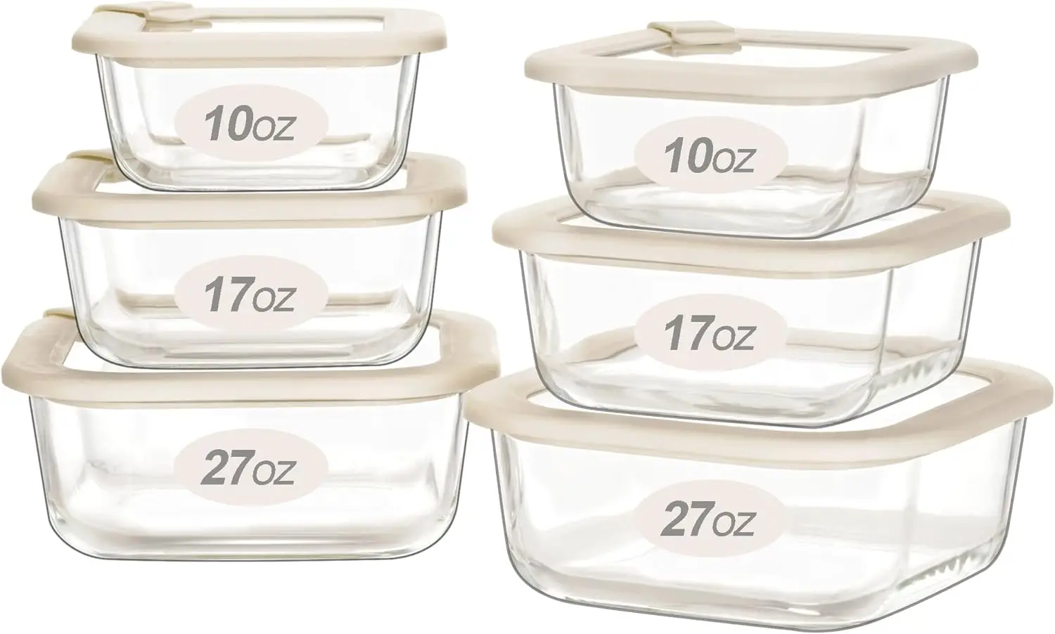 Glass Food Storage Containers with Glass Lids, Microwave Safe Food Container Set, Airtight Meal Prep Containers, LeakProof, 100%
Glass Food Storage Containers with Glass Lids, Microwave Safe Food Container Set, Airtight Meal Prep Containers, LeakProof, 100%
