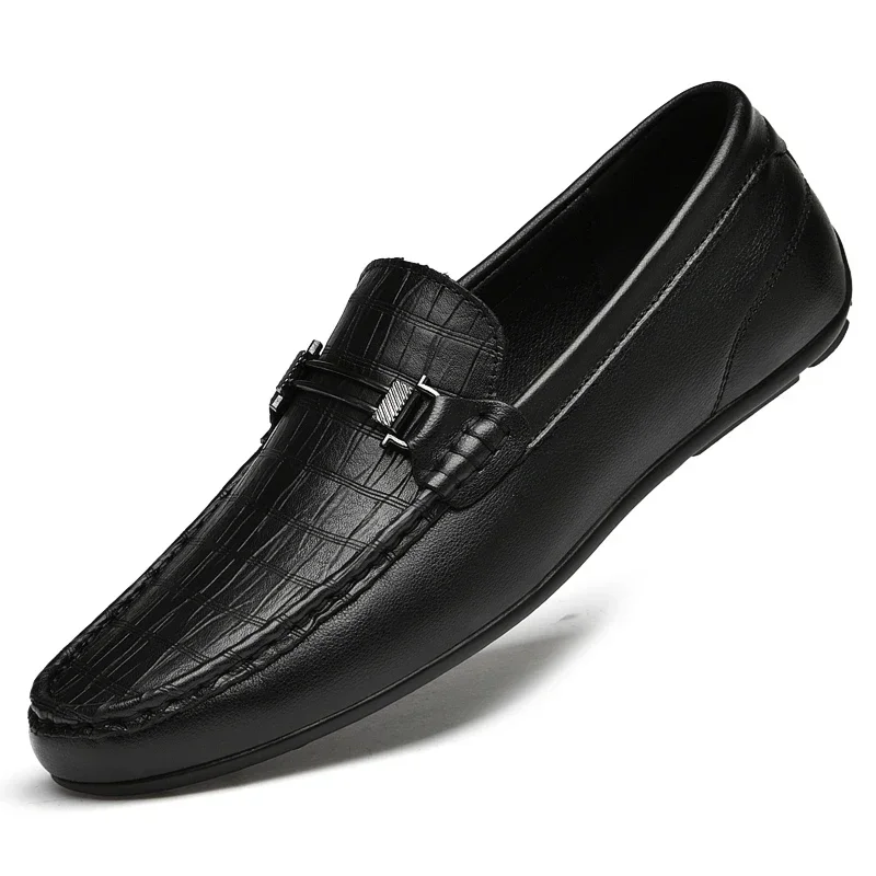 Luxury Brand Genuine Leather Men Shoes Loafers Business Casual Leather Shoes Men Flat shoes
Luxury Brand Genuine Leather Men Shoes Loafers Business Casual Leather Shoes Men Flat shoes