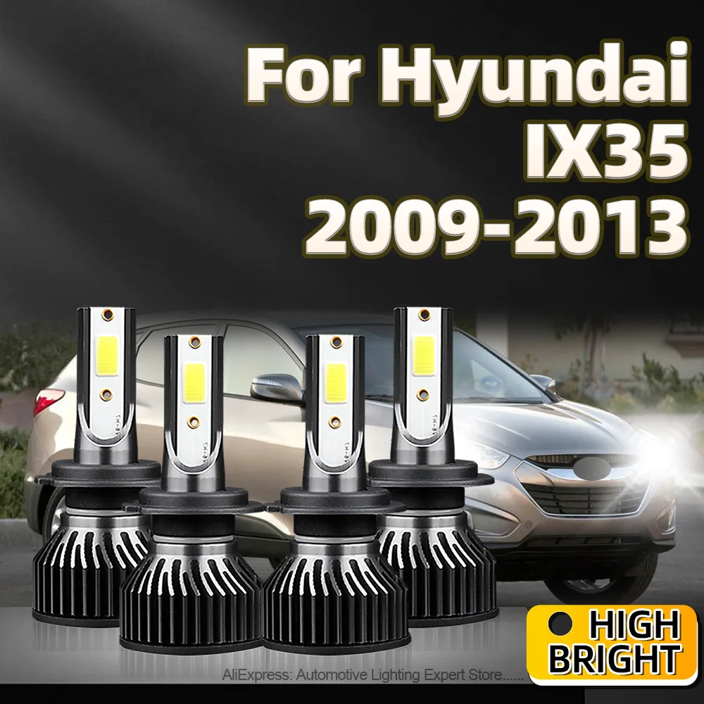 4Pcs High Power 150W LED H7 Headlight Bulb Car Lamp 6000K COB with Fan Cooling For Hyundai IX35 2009 2010 2011 2012 2013
4Pcs High Power 150W LED H7 Headlight Bulb Car Lamp 6000K COB with Fan Cooling For Hyundai IX35 2009 2010 2011 2012 2013