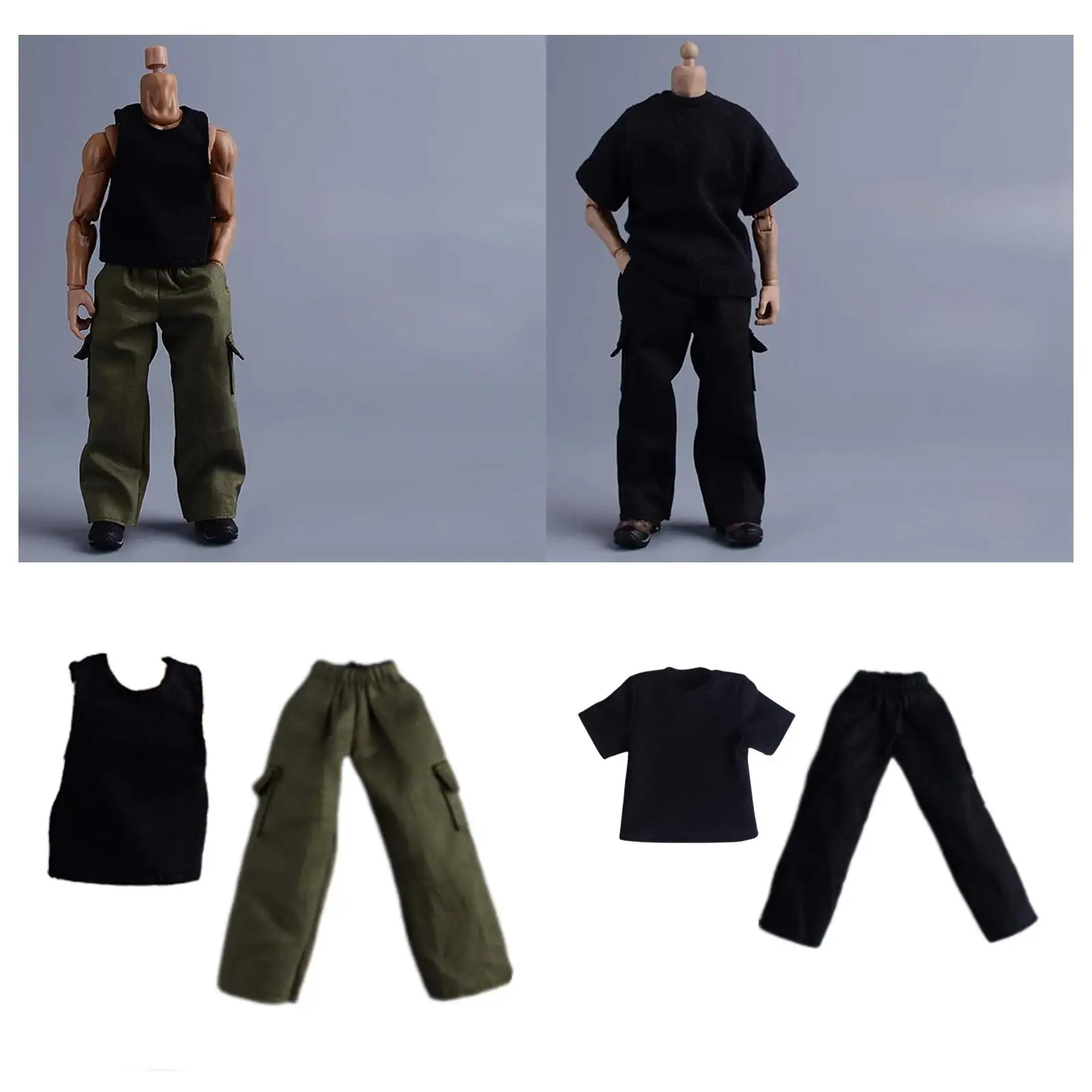1:12 Scale Miniature Casual Trouser and Top Figure Clothes Cosplay Dress up Mini Wide Leg Long Pant for 6'' Female Figures
1:12 Scale Miniature Casual Trouser and Top Figure Clothes Cosplay Dress up Mini Wide Leg Long Pant for 6'' Female Figures