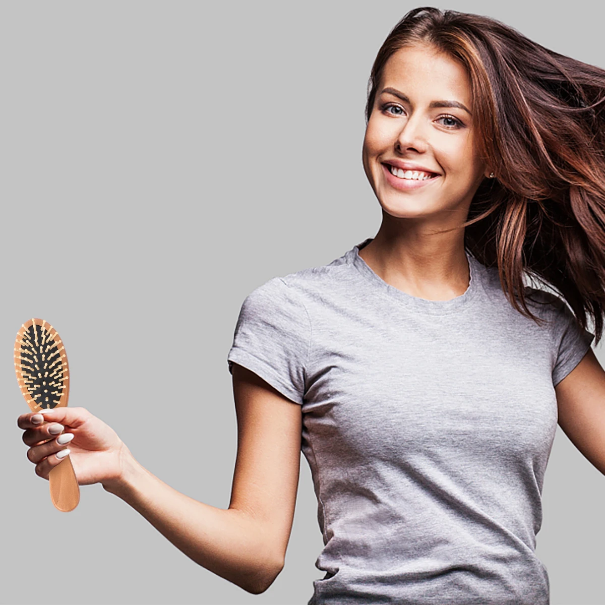 2pcs Wooden Hair Scalp Massager Comb -Free Detangling Comfortable Grip Paddle Brush Home Use Cushion Comb Massage 
2pcs Wooden Hair Scalp Massager Comb -Free Detangling Comfortable Grip Paddle Brush Home Use Cushion Comb Massage