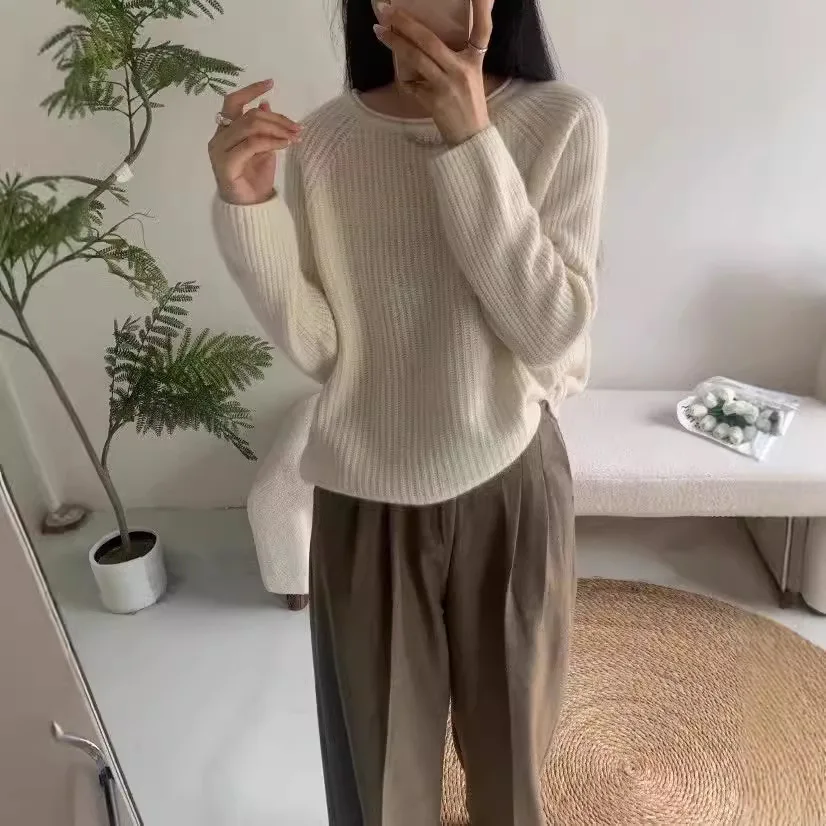 2024, осенне-зимний свитер, корейская версия, свободный новый пуловер с ленивым ветром, мягкая восковая вязаная базовая рубашка с нестандартной скошенной отделкой
2024, осенне-зимний свитер, корейская версия, свободный новый пуловер с ленивым ветром, мягкая восковая вязаная базовая рубашка с нестандартной скошенной отделкой