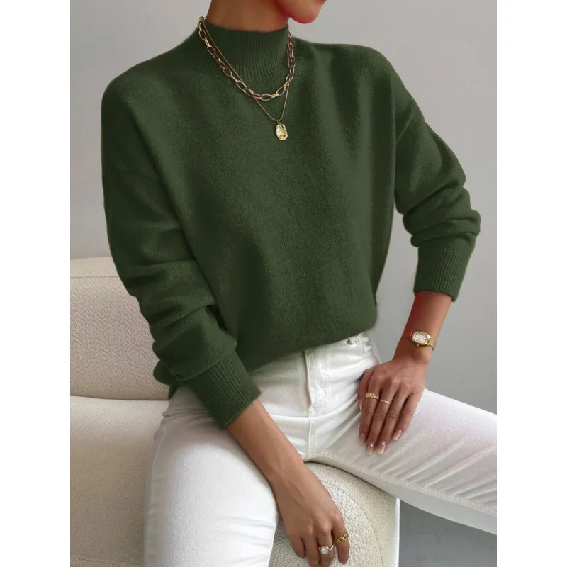 Women's Half Collar Sweater J 93723 Knitted Top Half Neck Design Fashionable And Stylish Spring Season Essential for Women
Women's Half Collar Sweater J 93723 Knitted Top Half Neck Design Fashionable And Stylish Spring Season Essential for Women