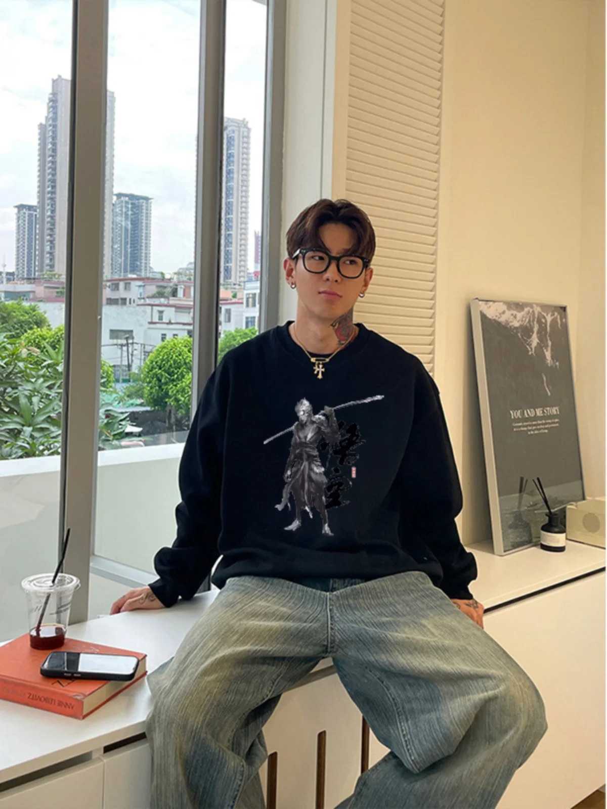 Extra Large 300 Pounds Pure Cotton round Neck Sweatshirt Men's Spring Autumn New Black Myth Monkey King Top American Style Ca...
Extra Large 300 Pounds Pure Cotton round Neck Sweatshirt Men's Spring Autumn New Black Myth Monkey King Top American Style Ca...