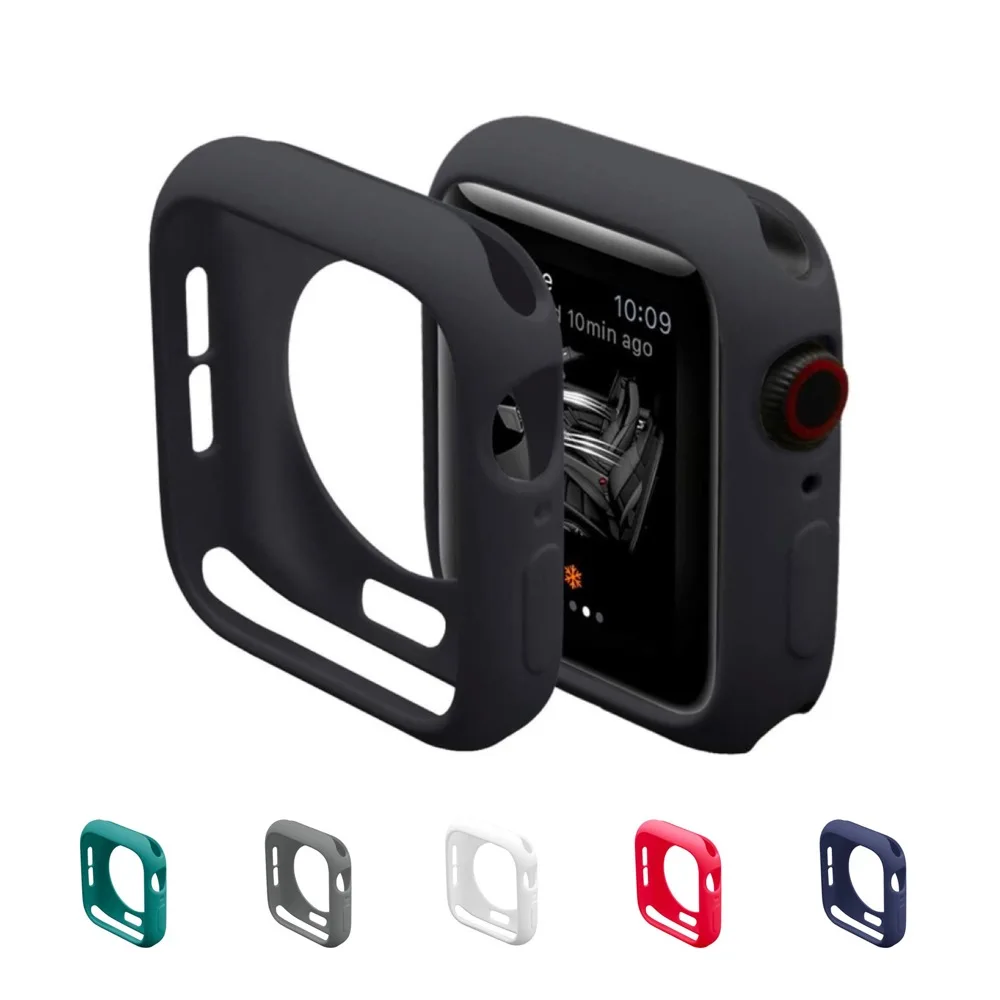 Soft Silicone Case for Apple Watch SE 8 7 6 5 4 3 2 1 Protection Shell for iWatch 38MM 40MM 42MM 44MM 41 MM 45MM Bumper
Soft Silicone Case for Apple Watch SE 8 7 6 5 4 3 2 1 Protection Shell for iWatch 38MM 40MM 42MM 44MM 41 MM 45MM Bumper