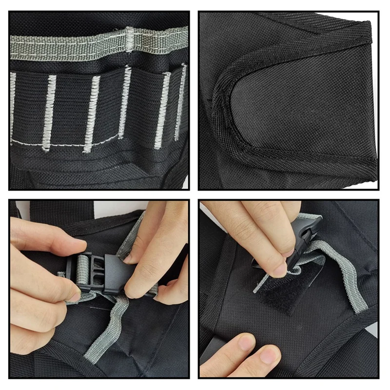 Drill Waist Tool Bag Electric Waist Belt Tool Pouch Bag For Tools And Drill Bits-ABUA
Drill Waist Tool Bag Electric Waist Belt Tool Pouch Bag For Tools And Drill Bits-ABUA