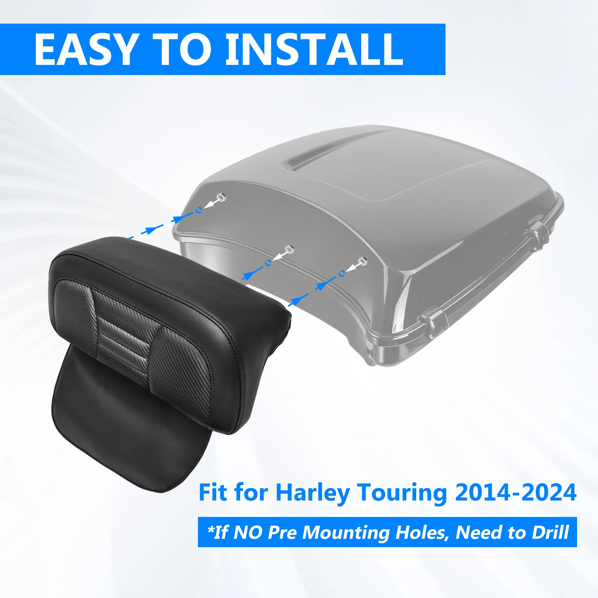 Long Ride Back Support Solved: Comfort-Focused Woven Pad for Harley FLHX, FLTRX, FLHR & Trike (2014-2023)
Long Ride Back Support Solved: Comfort-Focused Woven Pad for Harley FLHX, FLTRX, FLHR & Trike (2014-2023)