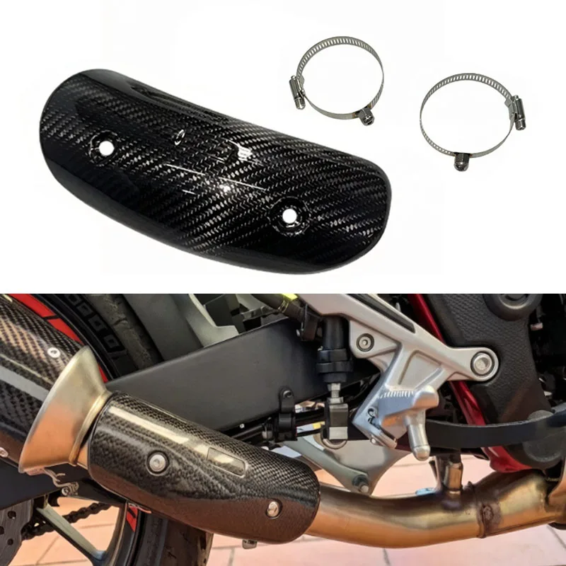 Motorcycle Universal 3K Dry Carbon Fiber Middle section Exhaust Muffler Pipe Leg Protector Heat Shield
Motorcycle Universal 3K Dry Carbon Fiber Middle section Exhaust Muffler Pipe Leg Protector Heat Shield