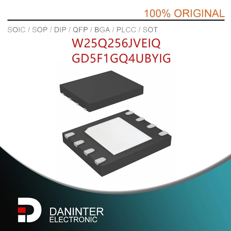 10 шт./лот W25Q256JVEIQ W25Q256 GD5F1GQ4UB GD5F1GQ4UBYIG 5F1GQ4UBYIG WSON-8
10 шт./лот W25Q256JVEIQ W25Q256 GD5F1GQ4UB GD5F1GQ4UBYIG 5F1GQ4UBYIG WSON-8