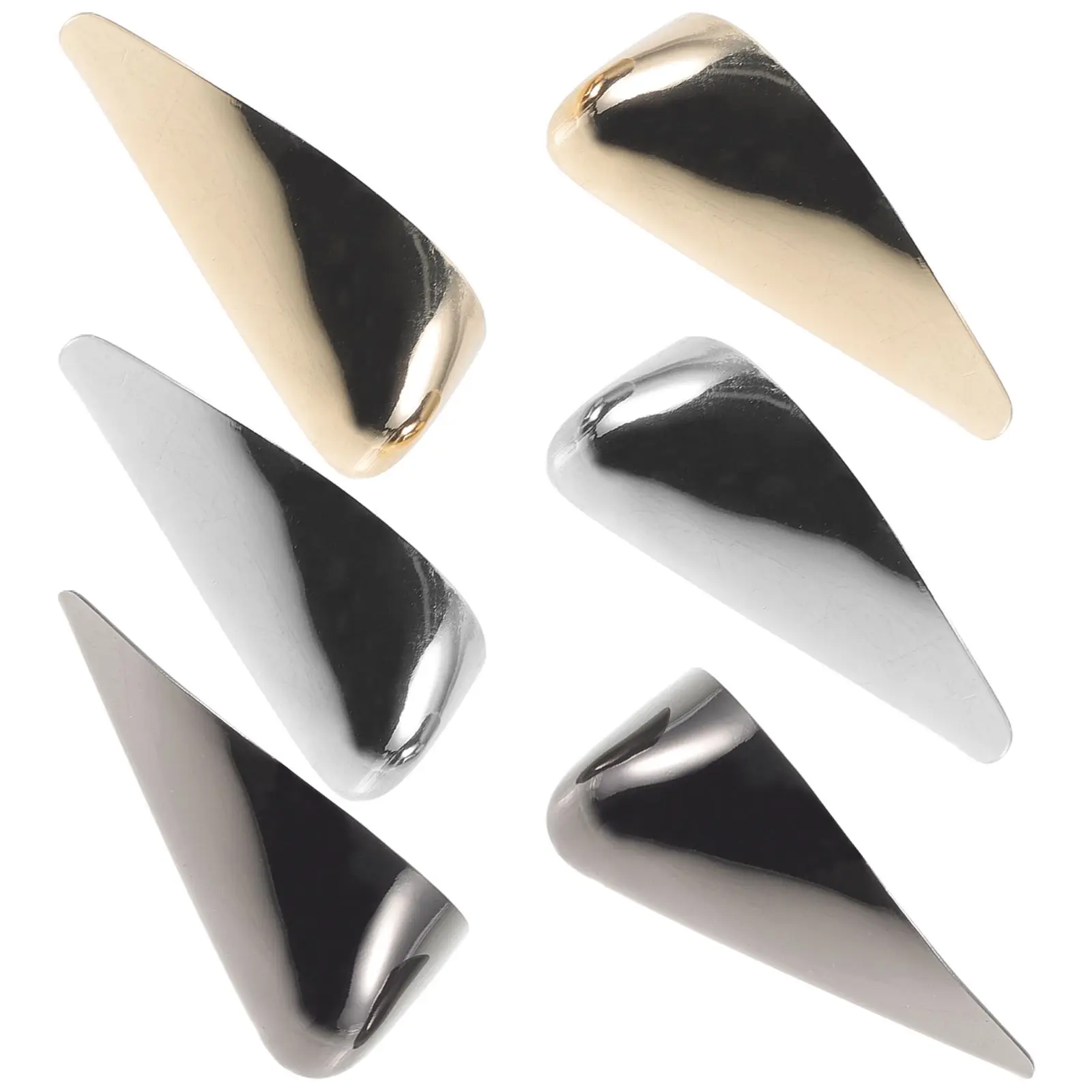 3 Pairs Metal Shoe Toe Protectors Golden Silver Color High Heel Pointed Covers Durable Fashionable Shoe Repair Accessories
3 Pairs Metal Shoe Toe Protectors Golden Silver Color High Heel Pointed Covers Durable Fashionable Shoe Repair Accessories