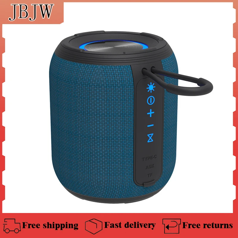 JBJW Portable Wireless Speaker Bluetooth 5.3 360 Immersive Stereo Sound IPX5 Waterproof 40mm Bass Subwoofer for Outdoor Travel
JBJW Portable Wireless Speaker Bluetooth 5.3 360 Immersive Stereo Sound IPX5 Waterproof 40mm Bass Subwoofer for Outdoor Travel