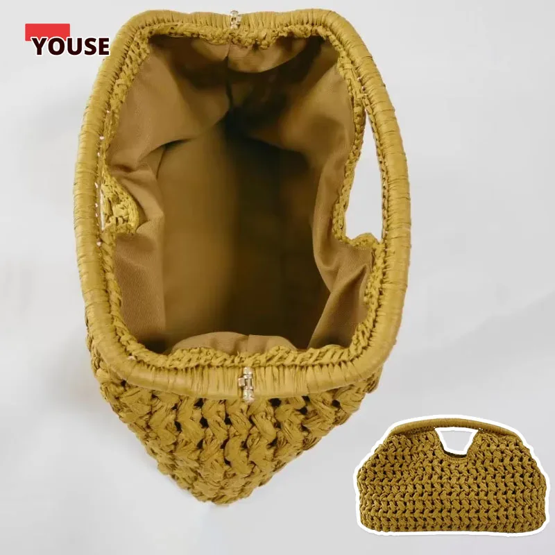 Ladies Chain Woven Handbag Straw Shoulder Bag Clutch Bag Raffia Crossbody Beach Bag Vintage Handmade Summer Beach Bag 2025 
Ladies Chain Woven Handbag Straw Shoulder Bag Clutch Bag Raffia Crossbody Beach Bag Vintage Handmade Summer Beach Bag 2025