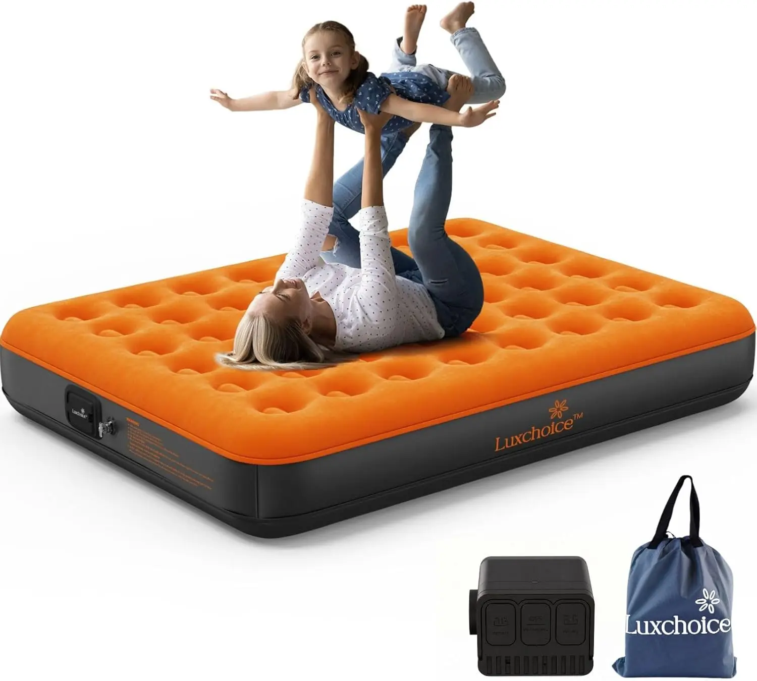 Queen Size Air Mattress with Cordless Rechargeable Air Pump, 9 Inch Self-Inflating Air Bed, Inflates in 2 Minutes, Portable Camping Sleeping Pad for Home, Guests, Outdoors, Hiking and Travel
Queen Size Air Mattress with Cordless Rechargeable Air Pump, 9 Inch Self-Inflating Air Bed, Inflates in 2 Minutes, Portable Camping Sleeping Pad for Home, Guests, Outdoors, Hiking and Travel
