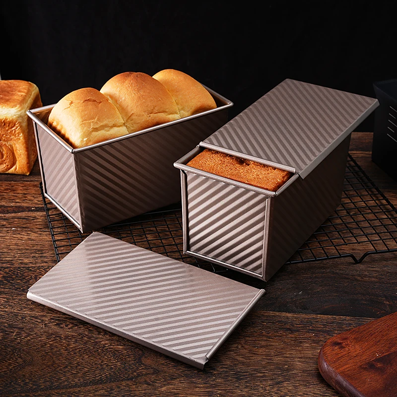 Thiened Non-Sti Toast Mold 450g Wavy with Lid 250g Water Cube Cast Aluminum Bread Box Baking Kitchen Utensils Home Use
Thiened Non-Sti Toast Mold 450g Wavy with Lid 250g Water Cube Cast Aluminum Bread Box Baking Kitchen Utensils Home Use