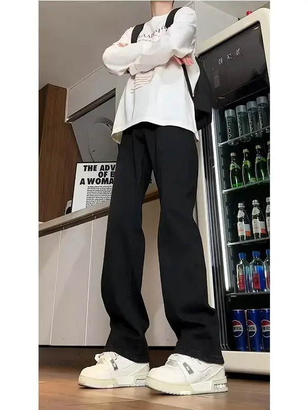 Мужские джинсы Bla Straight Leg: весенне-осенние, в американском стиле High Street, удлиненные, зауженные, модные, из хлопка и полиэстера
Мужские джинсы Bla Straight Leg: весенне-осенние, в американском стиле High Street, удлиненные, зауженные, модные, из хлопка и полиэстера