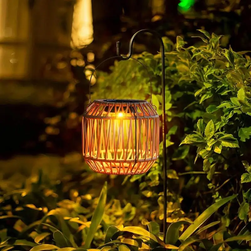 Decorative Solar Lanterns Rattan Woven Solar-Powered Lamp IP65 Waterproof Hangable Light Garden Decoration For Poolside Yard
Decorative Solar Lanterns Rattan Woven Solar-Powered Lamp IP65 Waterproof Hangable Light Garden Decoration For Poolside Yard