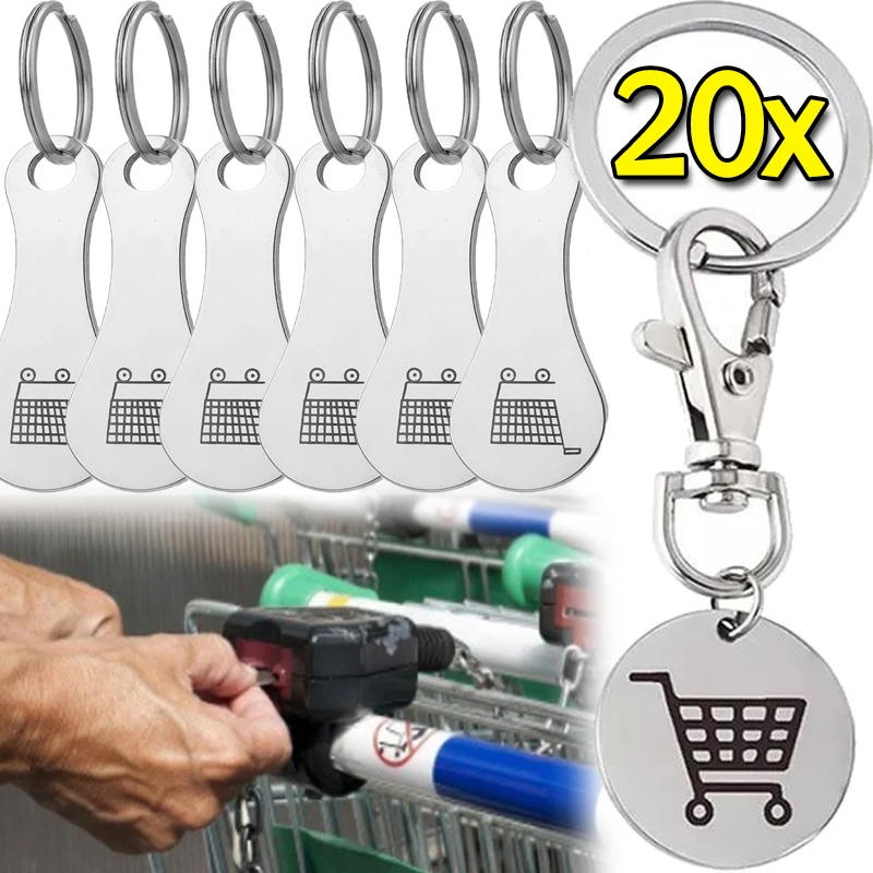 Cart Token Shopping Trolley Tokens Keychain Supermarket Metal Key Ring Small Gofts Ornament Stainless Steel Coin Pendant Decor
Cart Token Shopping Trolley Tokens Keychain Supermarket Metal Key Ring Small Gofts Ornament Stainless Steel Coin Pendant Decor