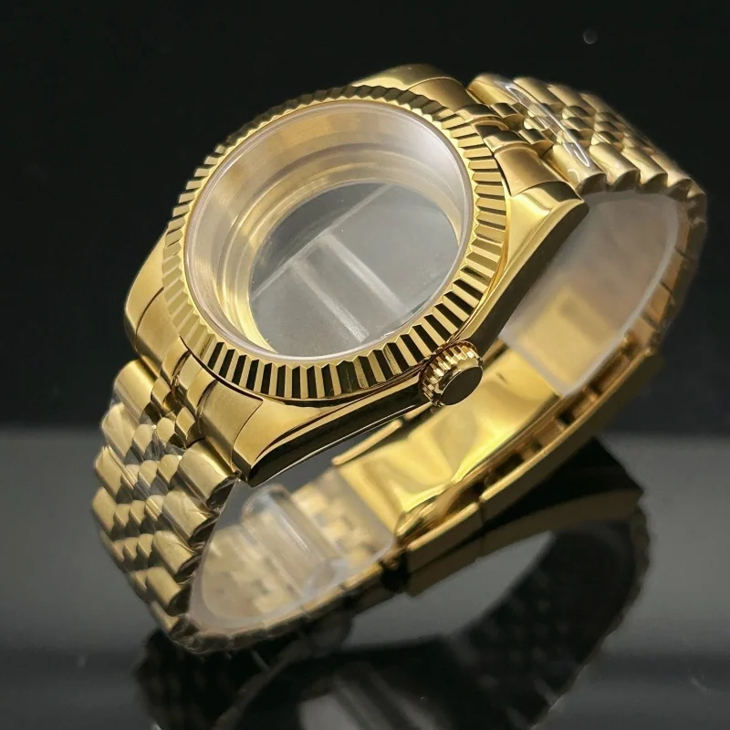 36mm/39mm NH70 Watch Case Silver Gold For Datejust Watch Accessories 316L Steel Fit NH35 NH36 Movement 28.5mm Dial Jubilee Band
36mm/39mm NH70 Watch Case Silver Gold For Datejust Watch Accessories 316L Steel Fit NH35 NH36 Movement 28.5mm Dial Jubilee Band