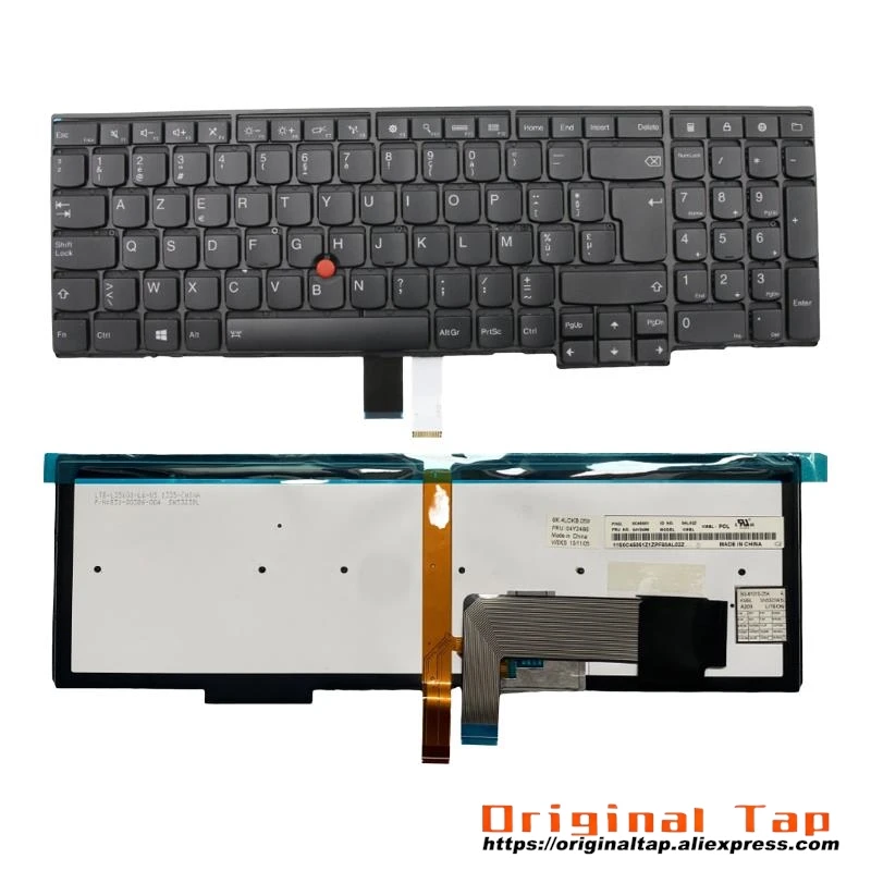 BE Бельгийская клавиатура с подсветкой для Lenovo Thinkpad T540p W540 W541 T550 W550s T560 P50s 04Y2393 04Y2471
BE Бельгийская клавиатура с подсветкой для Lenovo Thinkpad T540p W540 W541 T550 W550s T560 P50s 04Y2393 04Y2471
