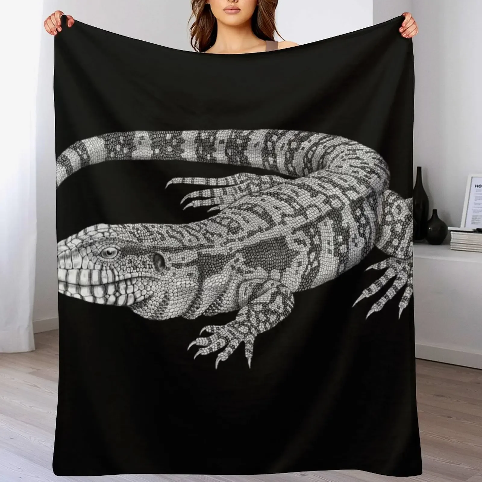 Tegu Throw Blanket Warm Flannel Blanket for Couch Chair Bedroom
Tegu Throw Blanket Warm Flannel Blanket for Couch Chair Bedroom
