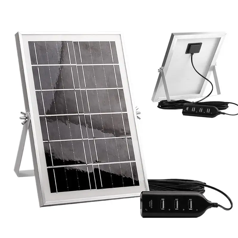 Solar Panel Charger Solar Panel USB Charger Outlet 4 USB Ports Outdoor Portable Solar Cell Plate for Outdoor Hiking and Camping
Solar Panel Charger Solar Panel USB Charger Outlet 4 USB Ports Outdoor Portable Solar Cell Plate for Outdoor Hiking and Camping