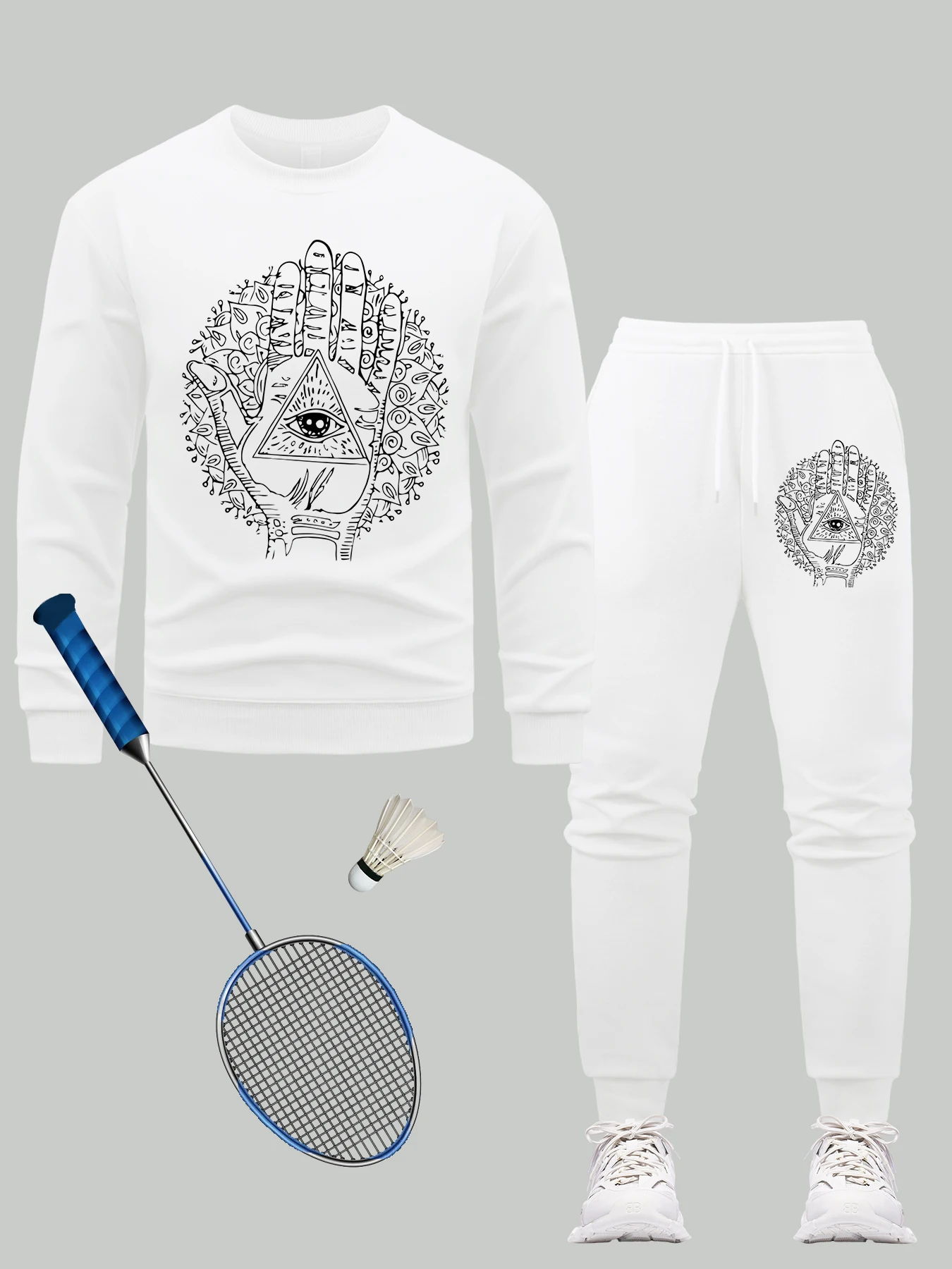 Креативный дизайн с глазами, пуловеры, мужские осенние свободные толстовки, комплект повседневной флисовой одежды, универсальные мужские спортивные штаны
Креативный дизайн с глазами, пуловеры, мужские осенние свободные толстовки, комплект повседневной флисовой одежды, универсальные мужские спортивные штаны