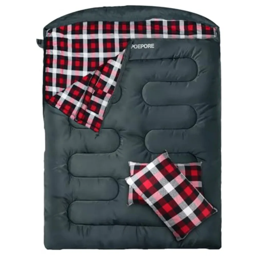 Double Sleeping Bag Flannel for Adults with 2 Pillows 2 Person Sleeping Bags Camping XXL Queen Size Two Person Sleeping Bag for
Double Sleeping Bag Flannel for Adults with 2 Pillows 2 Person Sleeping Bags Camping XXL Queen Size Two Person Sleeping Bag for