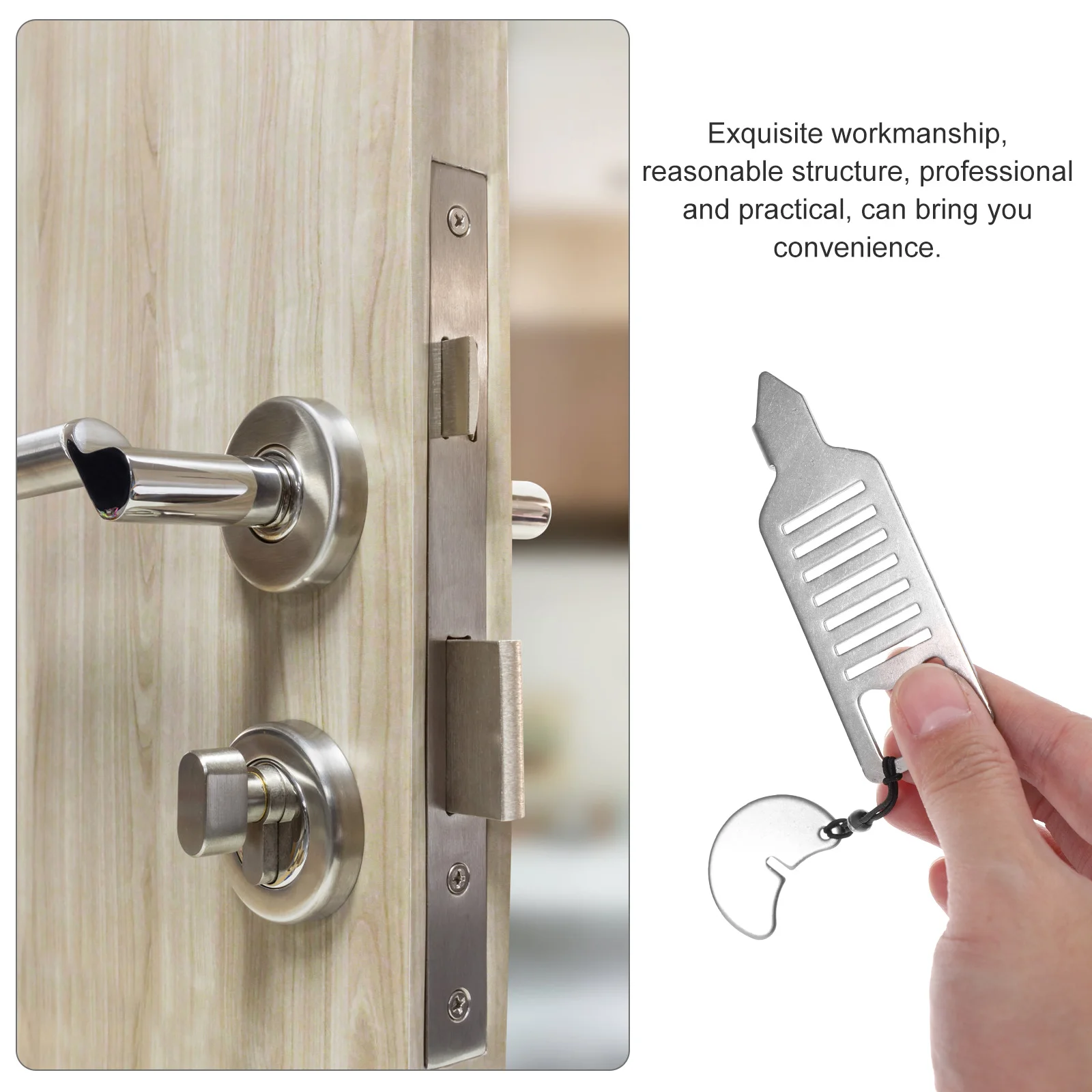 Door Stopper Security Bar Stainless Steel No Drill Installation For Travel Home Hotel Apartment Door Lock Safety Device
Door Stopper Security Bar Stainless Steel No Drill Installation For Travel Home Hotel Apartment Door Lock Safety Device