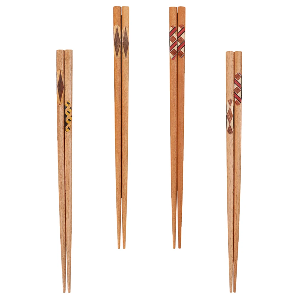 4 Pairs Wooden Chopsticks Set Reusable Home Japanese Eco Friendly Lightweight Travel Easy Clean Practical Storage
4 Pairs Wooden Chopsticks Set Reusable Home Japanese Eco Friendly Lightweight Travel Easy Clean Practical Storage