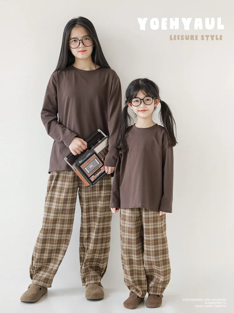 Girls' Pants Spring and Autumn Vintage Plaid Large Casual Wide Leg Pants Mom and Daughter Matching Clothes Kids Clothes Girls
Girls' Pants Spring and Autumn Vintage Plaid Large Casual Wide Leg Pants Mom and Daughter Matching Clothes Kids Clothes Girls