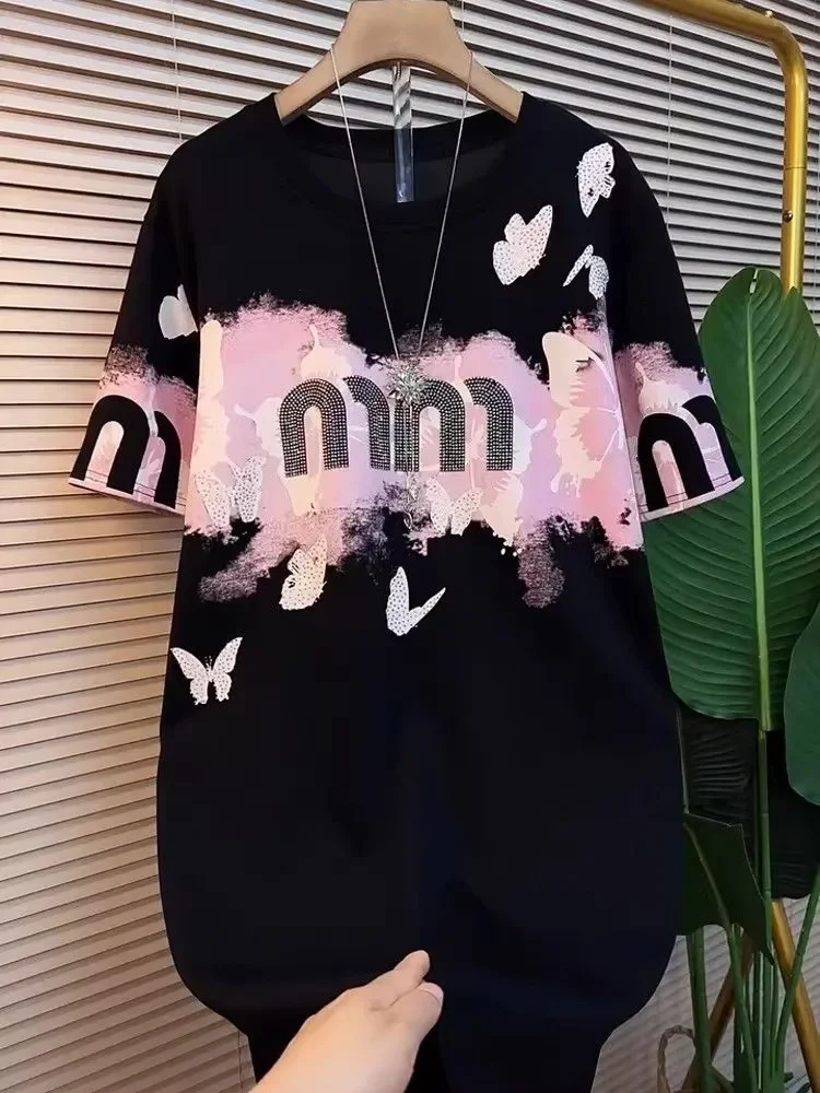 Summer Hooded Short Sleeve Sweatshirt Dress Letter Print Loose Mid Length Dress Korean Fashion Maxi Dresses for Women New
Summer Hooded Short Sleeve Sweatshirt Dress Letter Print Loose Mid Length Dress Korean Fashion Maxi Dresses for Women New