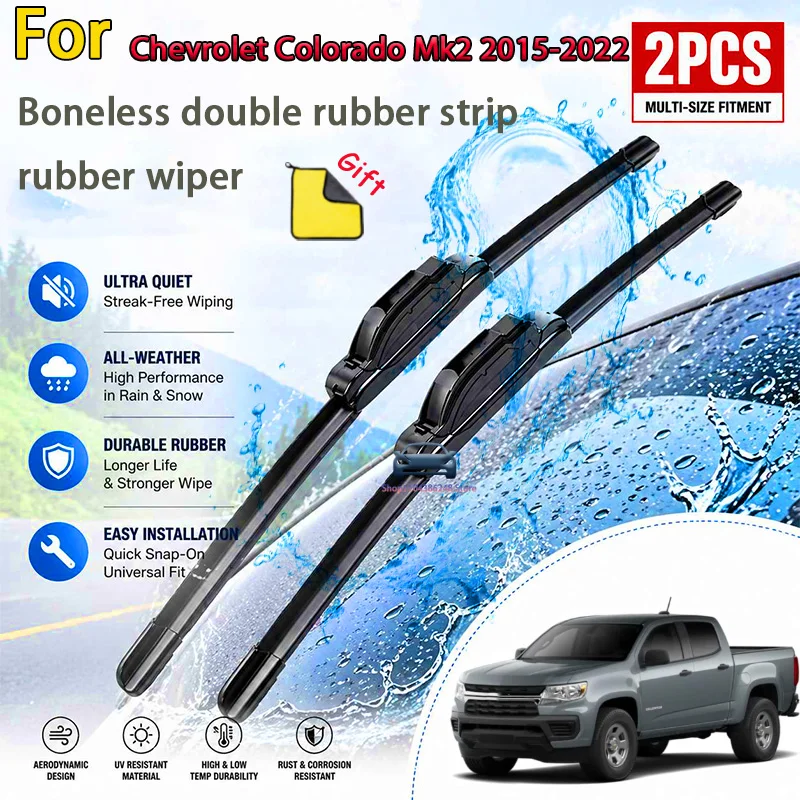 Front Wiper Blades For Chevrolet Colorado Mk2 2015-2022 Windshield Windscreen Window Car Rain Brushes 22"+18" Modification Parts
Front Wiper Blades For Chevrolet Colorado Mk2 2015-2022 Windshield Windscreen Window Car Rain Brushes 22"+18" Modification Parts