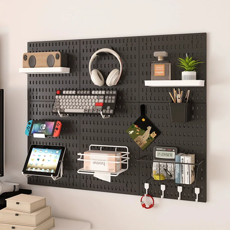 【SET F】Multifunctional Pegboard Wall Organizer - Thickened Hooks, Storage Baskets, Display Rack for Toys, Tissues, Phones - Ho
【SET F】Multifunctional Pegboard Wall Organizer - Thickened Hooks, Storage Baskets, Display Rack for Toys, Tissues, Phones - Ho