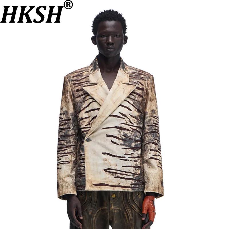 HKSH осень зима новый мужской пиджак в стиле панк винтажная мода авангардные куртки Personsoul вельветовый костюм-пальто с рисунком HK16711
HKSH осень зима новый мужской пиджак в стиле панк винтажная мода авангардные куртки Personsoul вельветовый костюм-пальто с рисунком HK16711