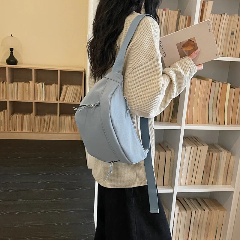 Women's Shoulder Chest Bags Large Canvas Crossbody Bags for Girls 2026 Cotton Cloth Fashion Cross Students Handbags Phone Travel
Women's Shoulder Chest Bags Large Canvas Crossbody Bags for Girls 2026 Cotton Cloth Fashion Cross Students Handbags Phone Travel
