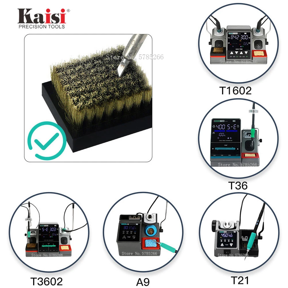 Electric Soldering Iron Head Cleaning Brush wire Brush Soldering Tin Station Cleaning Pad Soldering Iron Head Maintenance Tool
Electric Soldering Iron Head Cleaning Brush wire Brush Soldering Tin Station Cleaning Pad Soldering Iron Head Maintenance Tool