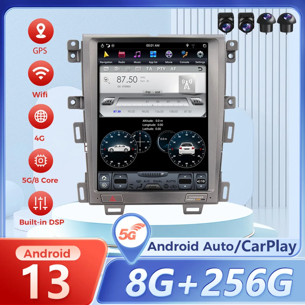 12.1 Inch Android Auto Car Radio GPS Android 13 For Ford EDGE 2008-2014 Multimidia Video Player Wireless Carplay Head Unit
12.1 Inch Android Auto Car Radio GPS Android 13 For Ford EDGE 2008-2014 Multimidia Video Player Wireless Carplay Head Unit