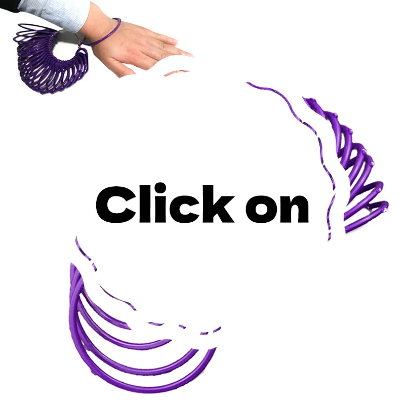 Plastic HK Bracelet Wrist Diameter Sizer Loop DIY Jewelry Making Bangle Size Measuring Gauge Tool
Plastic HK Bracelet Wrist Diameter Sizer Loop DIY Jewelry Making Bangle Size Measuring Gauge Tool