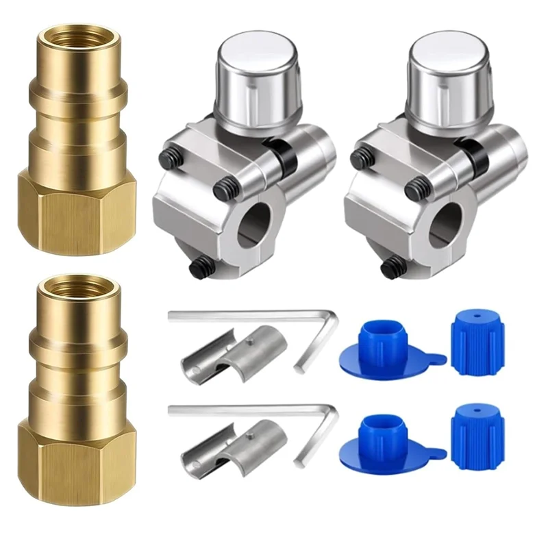 ABFY-R134a Conversion Kits Air Conditioners Filling Valves Fittings Port Adapter Retrofits Quick Disconnect Couplers
ABFY-R134a Conversion Kits Air Conditioners Filling Valves Fittings Port Adapter Retrofits Quick Disconnect Couplers