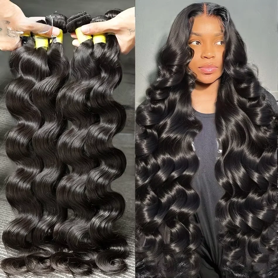 40 50 Inch 16A Body Wave Human Hair Bundle Natural Black 1 3 4 Bundles Remy Unprocessed Virgin 100% Raw Human Hair Extensions
40 50 Inch 16A Body Wave Human Hair Bundle Natural Black 1 3 4 Bundles Remy Unprocessed Virgin 100% Raw Human Hair Extensions